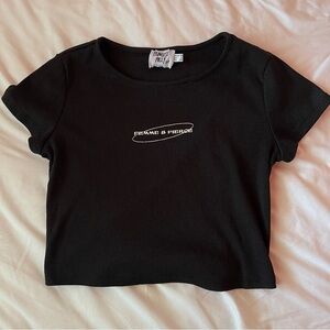 Femme and Fierce Princess Polly Cropped Tee- (us size 6)